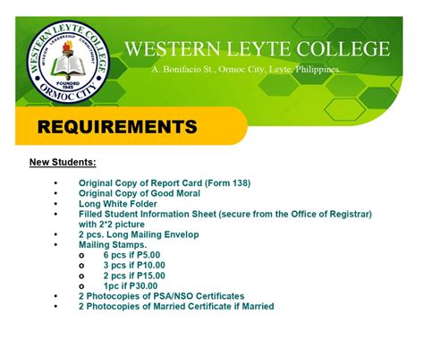 western leyte college tuition fee|Enroll now in WLC and .